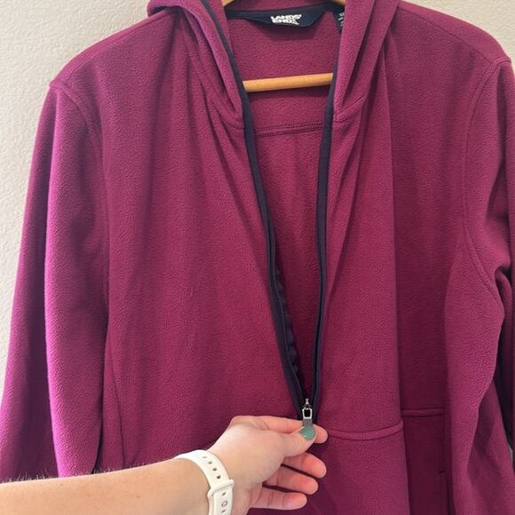 Lands End Women’s Fleece Half Zip Jacket | Size 1X - Picture 6 of 9